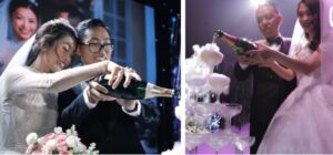 Đá khói tiệc cưới